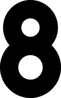 Number 8 Sketch Drawing Svg, Free Vectors File